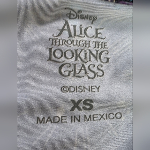 Steampunk Alice In Wonderland Dress With Cheshire Cat X Sm Purple,pink,blue,gold - Picture 11 of 13